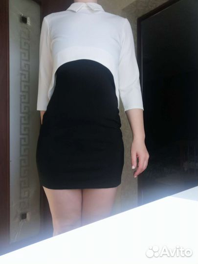 Платье офисное 44