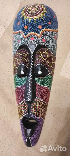 Маска-оберег сувенирная деревянная