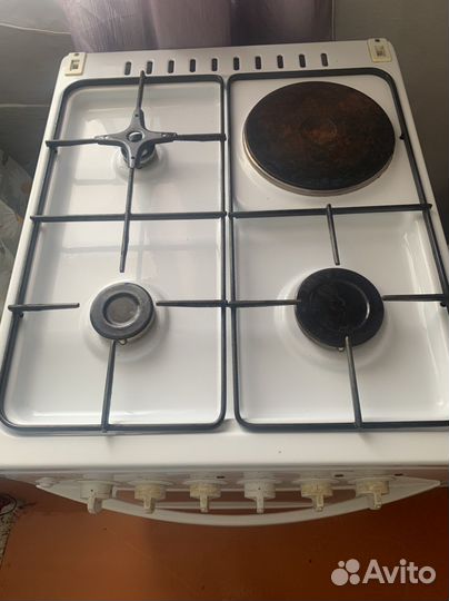 Газовая плита с электрической духовкой