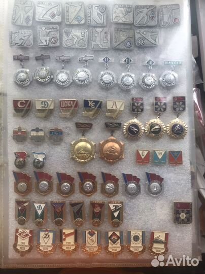 Коллекция значков СССР спорт