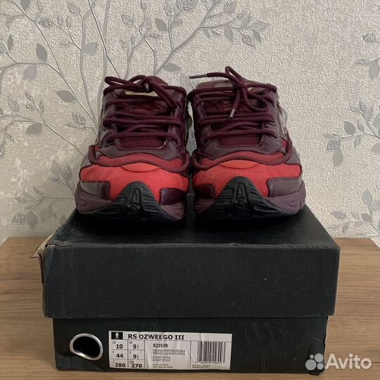 Raf simons ozweego 3 burgundy