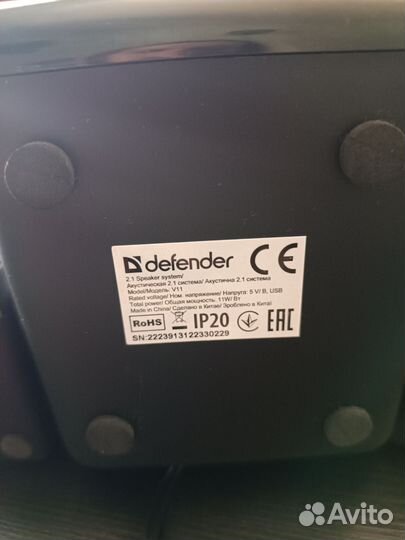 Акустические колонки defender v11