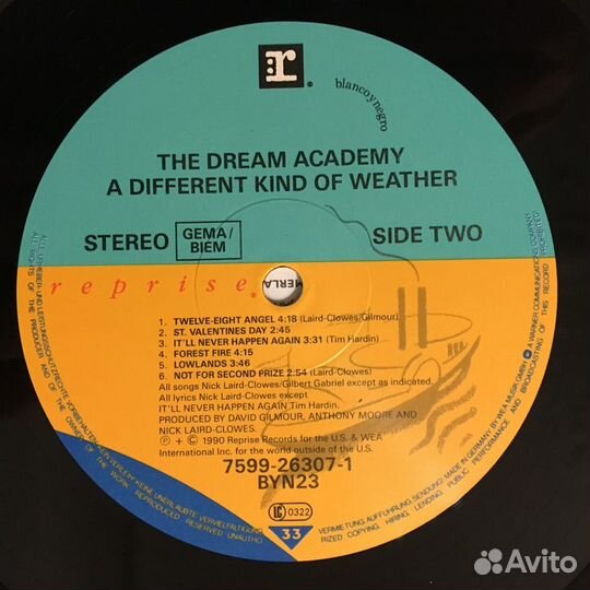 The Dream Academy - A Different Kind Of Weather (L