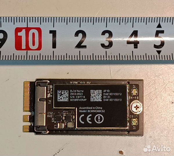 Оригинальный модуль WiFi от Macbook в разъеме М2