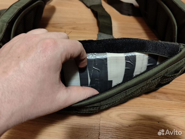 Боевой тактический пояс с баллистикой