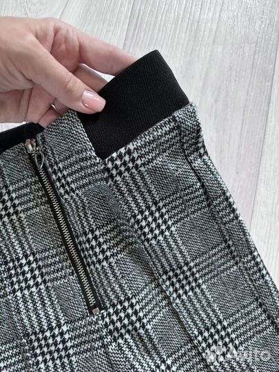 Брюки в клетку на девочку 7-9 лет