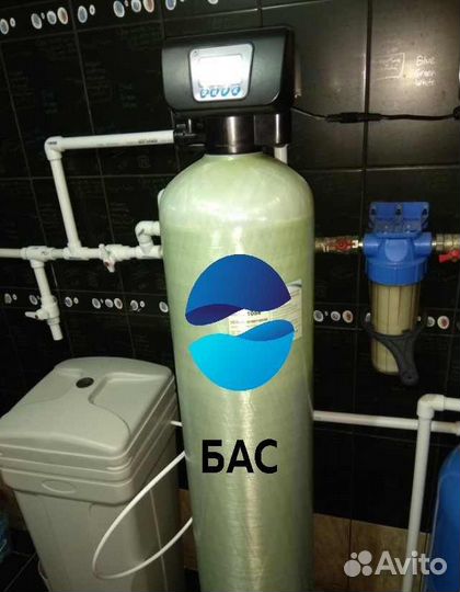 Очистка воды из скважины для коттеджа умягчения