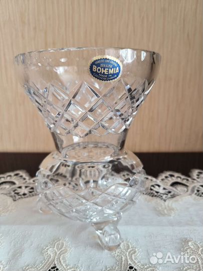 Ваза хрустальная bohemia