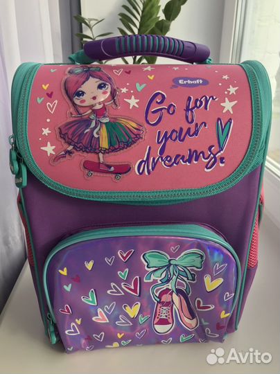 Рюкзак (ранец) школьный для девочки (новый)