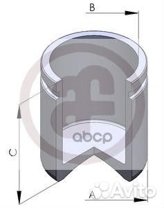 Поршень суппорта зад toyota avensis AZT25# 03-0