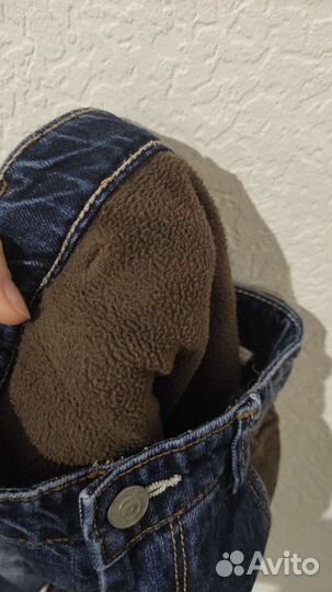 Джинсы детские утепленные