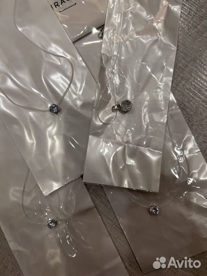 Подвеска камень на леске