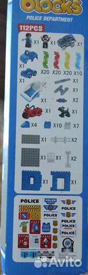 Конструктор Blocks полицейский участок
