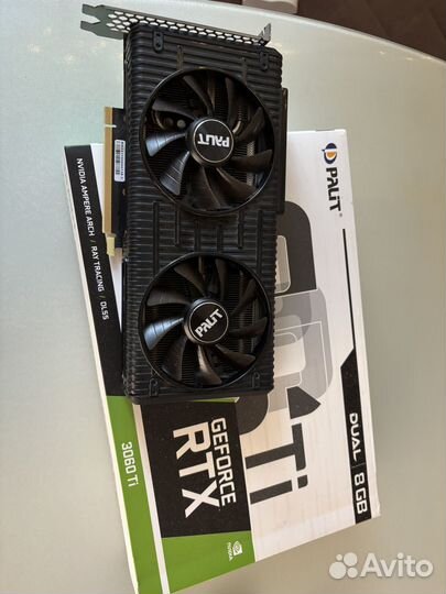 Видеокарта 3060ti palit dual