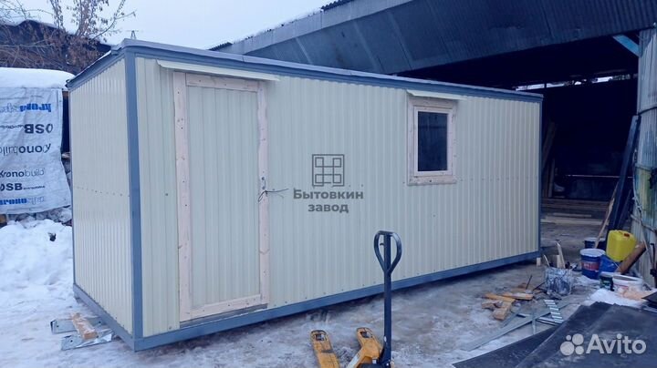 Блок контейнер 6*2,4м для строителей