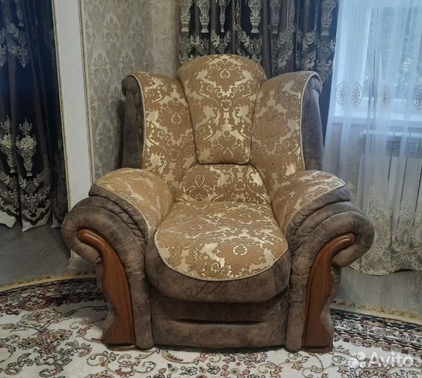 Диван раскладной с креслами бу