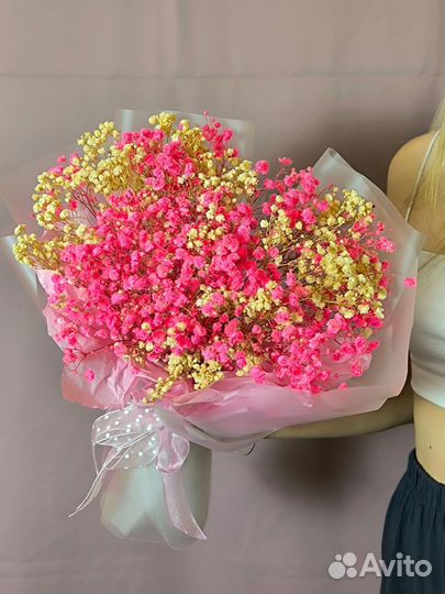 Букет из гипсофилы