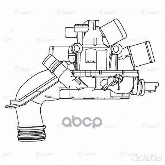 Термостат в сборе для а/м PSA 308 (11) /C4 (10)