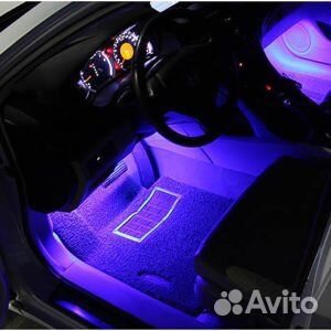 Подсветка в ноги для авто RGB