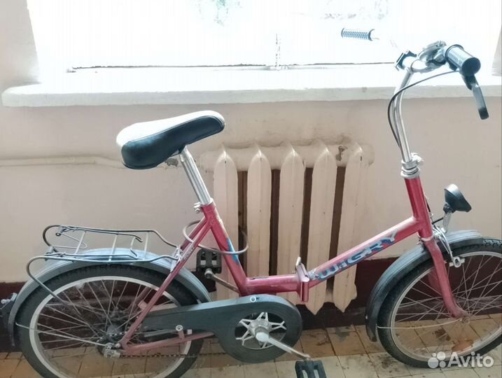 Велосипед romet wigry 3 красный складной