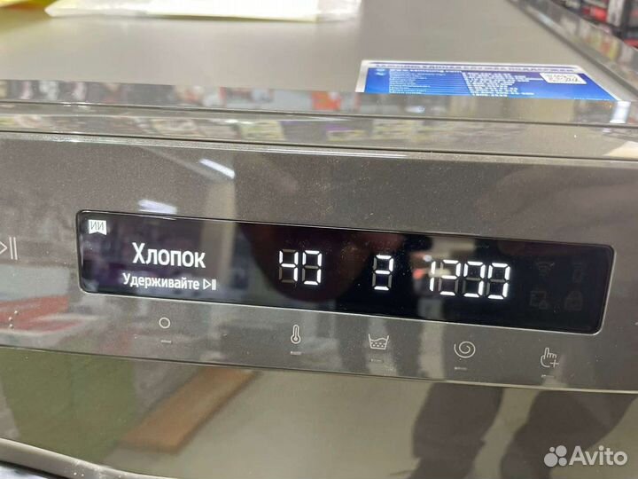 Samsung 8 кг, сенсорный, пар, управл. с телефон