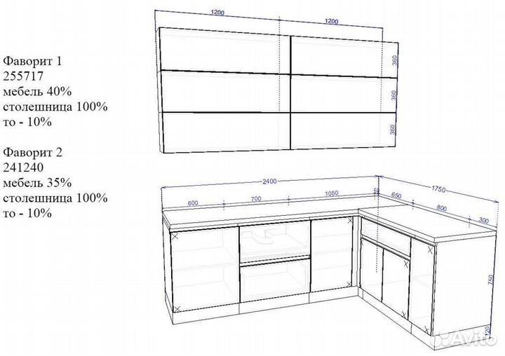 Кухонный гарнитур от производителя
