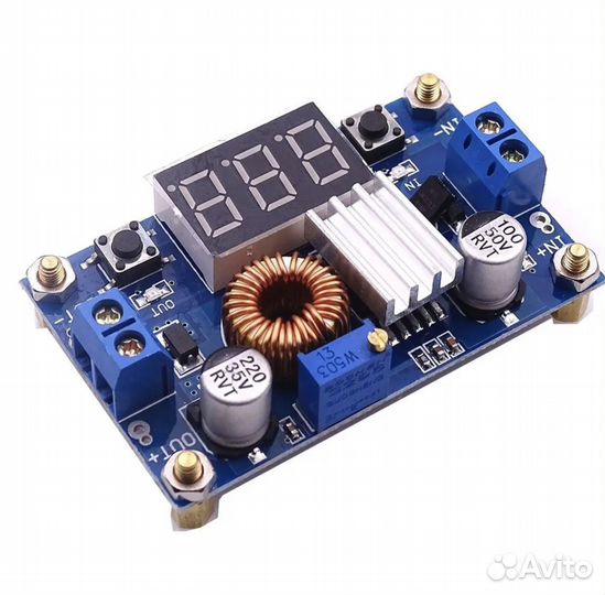 Понижающий модуль + вольтметр xl4015