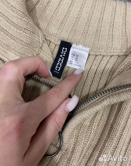 Платье свитер hm