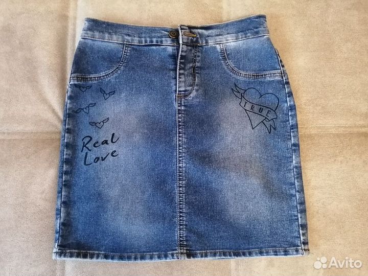 Джинсовая юбка
