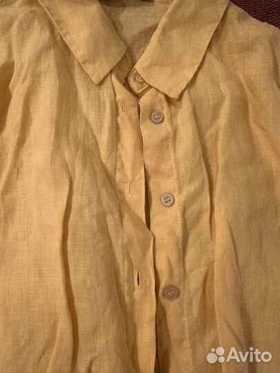 Льняная рубашка женская waikiki размер 46