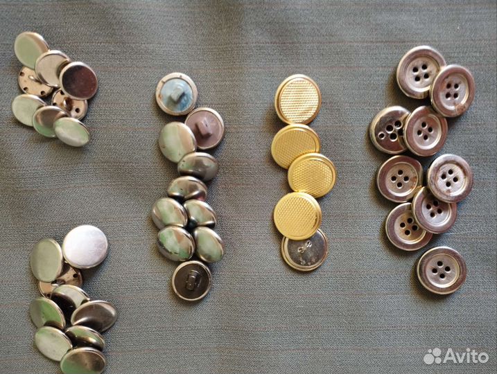 Пуговицы металлические СССР