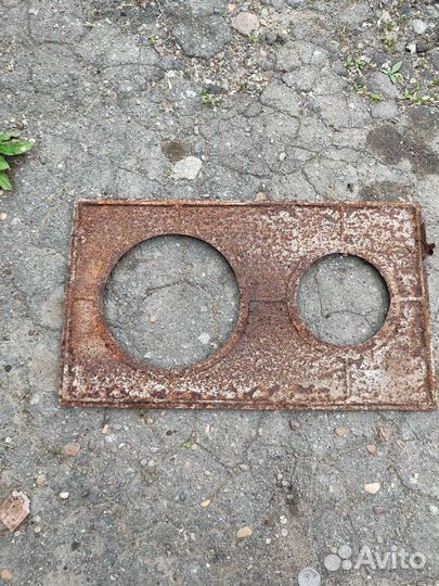 Плита чугунная для печи бу