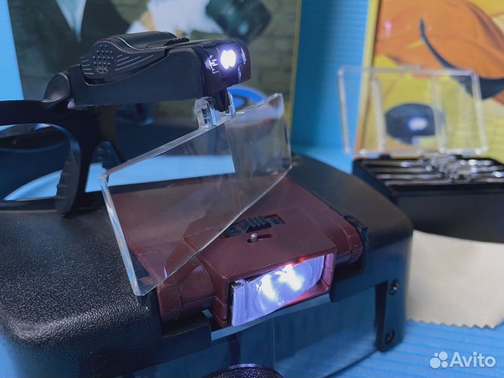 Бинокулярные очки Очки-лупа с Led подсветкой