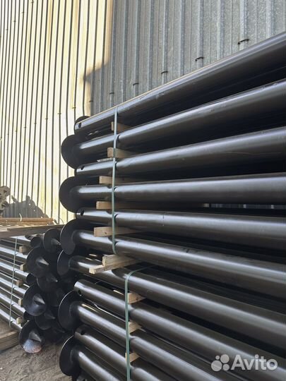 Винтовые сваи с установкой