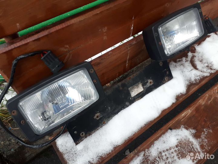 Фары на рамке