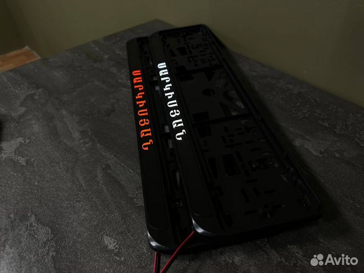 Led ramki с подсветкой, Лед рамки с надписью