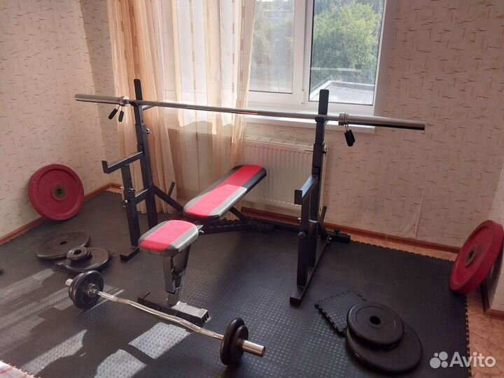 Штанга,гриф,блины,лавка