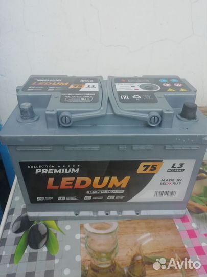 Аккумулятор автомобильный 75 ah