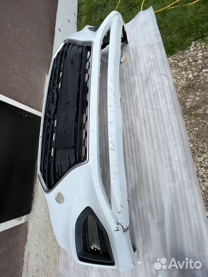 Бампер в сборе на Hyundai Solaris 2