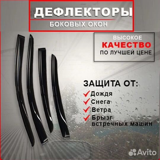 Дефлекторы окон на renault arkana 2018-н.в