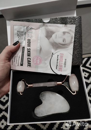 Набор Гуаша роллер и скребок