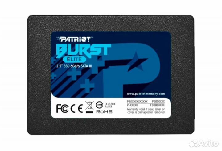 SSD Patriot Memory Burst Elite 240gb. Новый