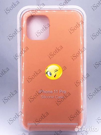 Чехол Apple iPhone 11 Pro Silicone Case №59 (оранж