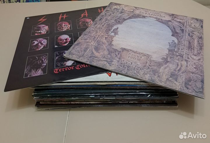 Коллекция виниловых пластинок русский рок, металл