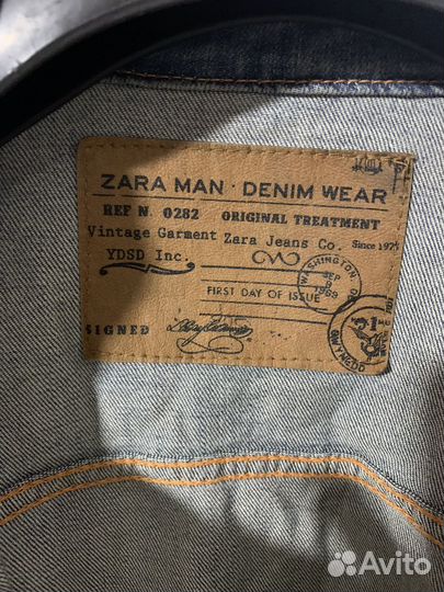 Джинсовая куртка Zara man denim, р48-50(M-L)