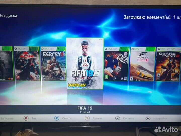 Xbox 360 slim 250gb freeboot прошитый + 40 игр