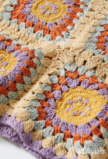 Блузка кроше из хлопка премиум