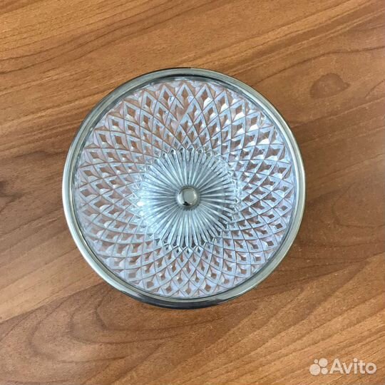 Вазы конфетницы хрусталь мельхиор времен СССР