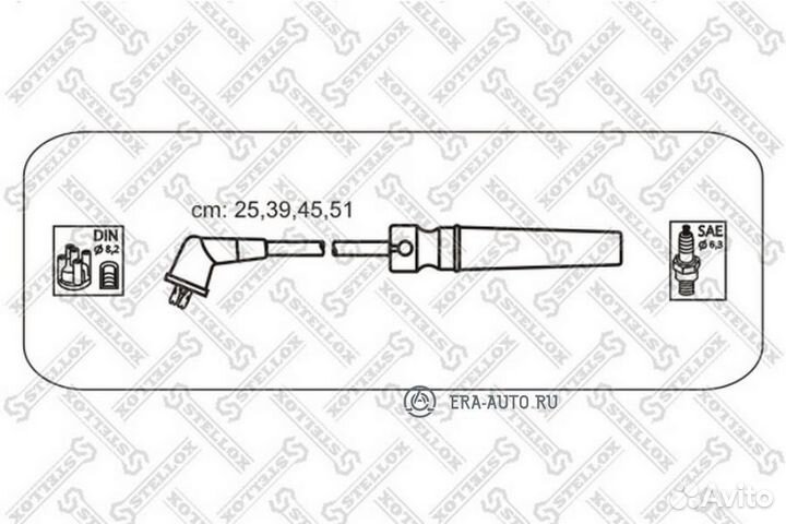 Stellox 1038570SX к-кт проводов\ Chevrolet Lacetti 1.4/1.6 (dohc) 05