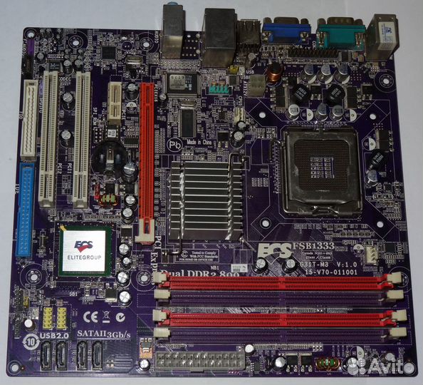 ECS elitegroup G31T-M3 DDR2 LGA775 (V1.0)